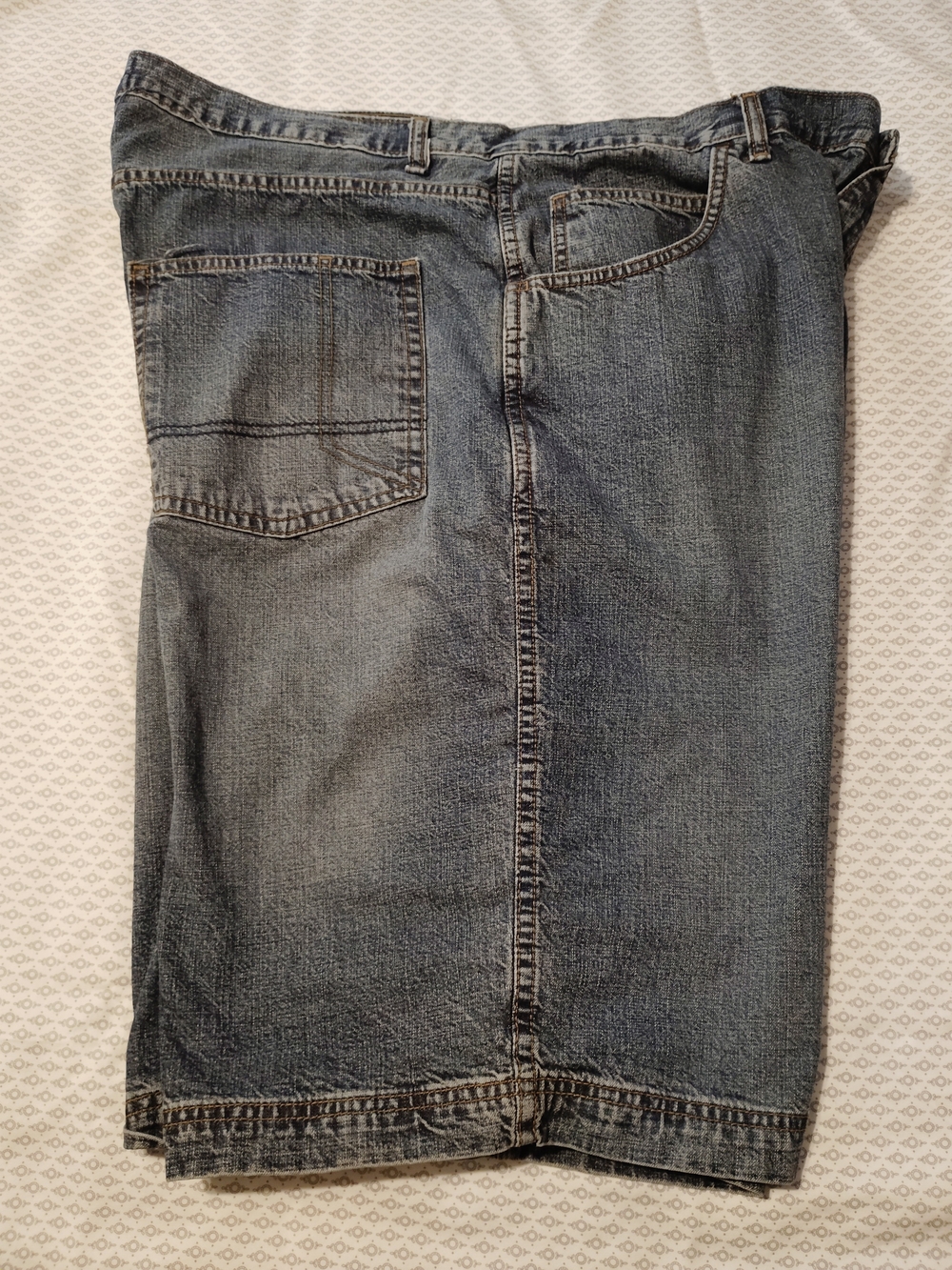 Footlocker Men's Denim Jean Shorts in Faded Blue